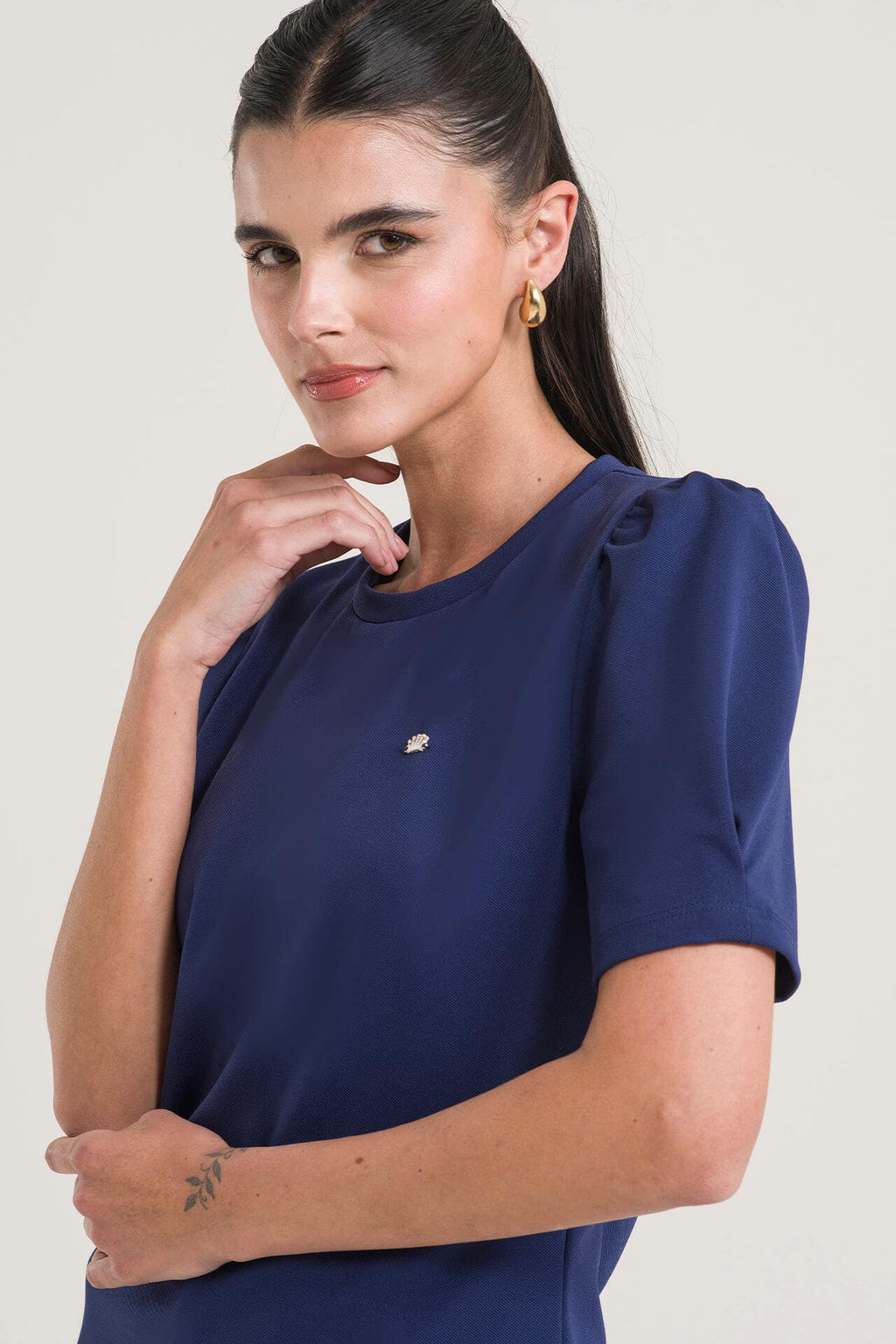 Scrub Feminino Isis - Azul Marinho