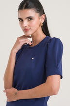 Scrub Feminino Isis - Azul Marinho