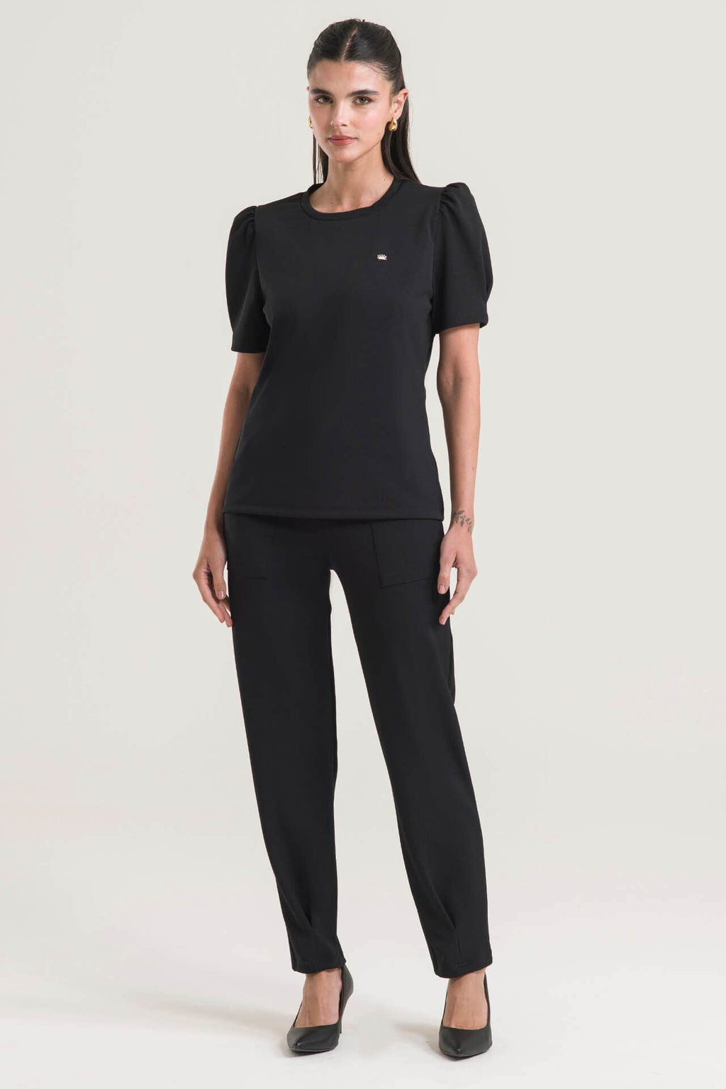 Scrub Feminino Isis - Preto