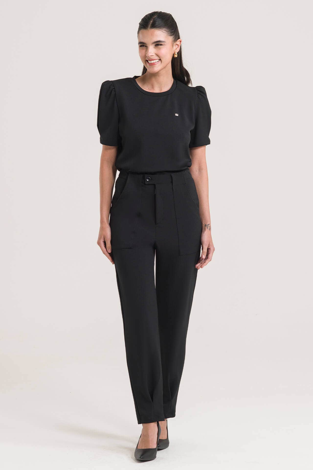 Scrub Feminino Isis - Preto