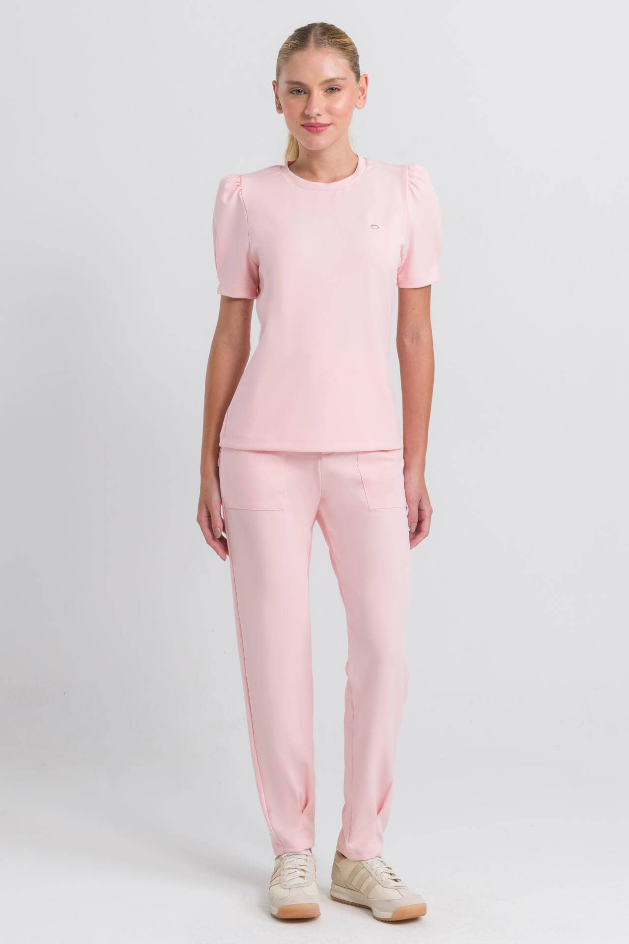 Scrub Feminino Isis - Rosa Soft