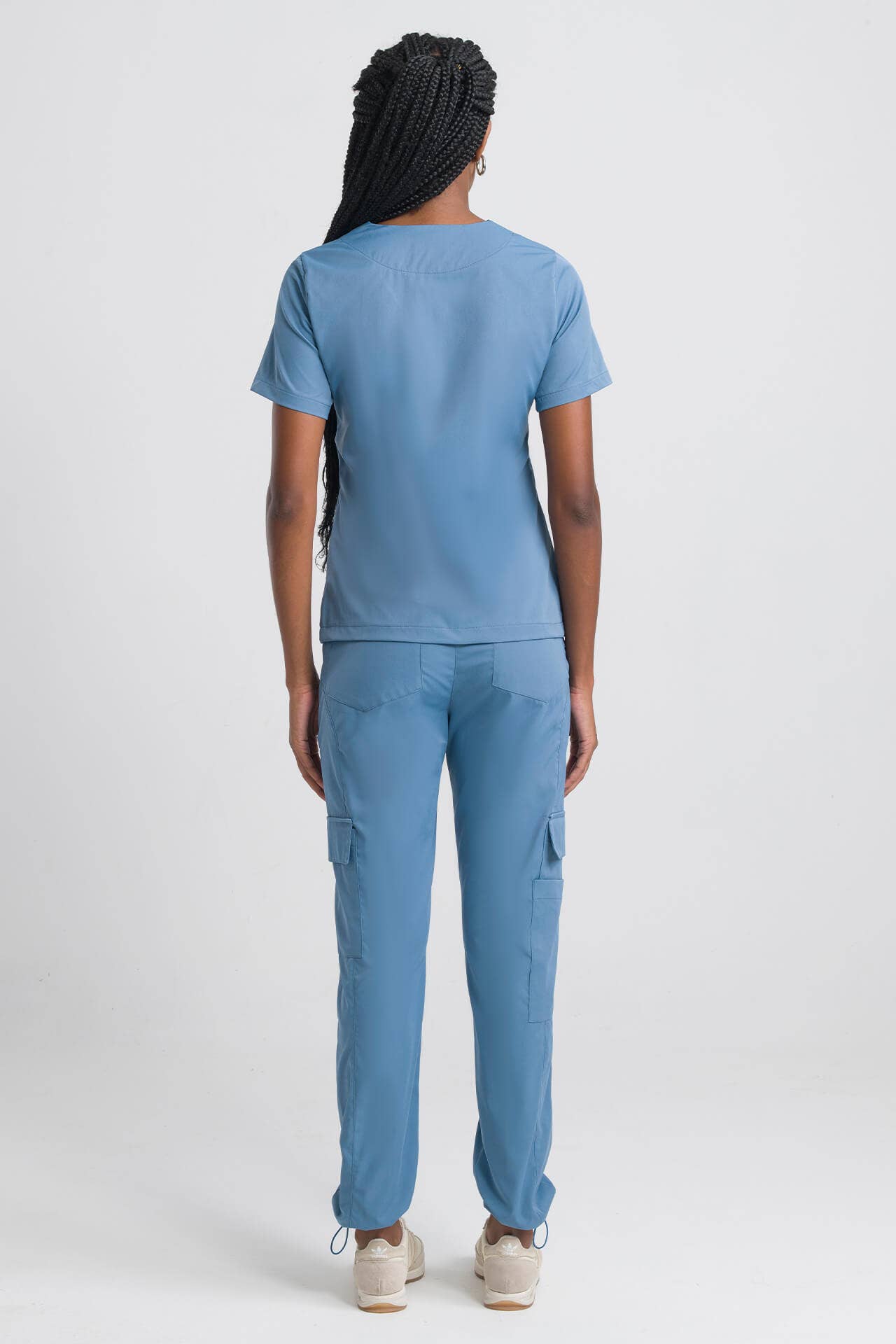 Scrub Feminino Lab - Azul Polar