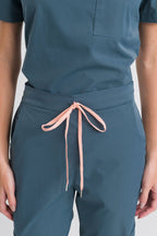 Scrub Feminino Lab - Chumbo