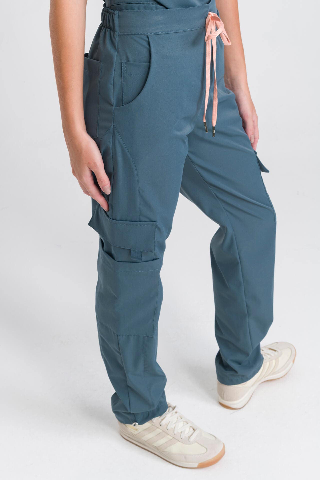 Scrub Feminino Lab - Chumbo