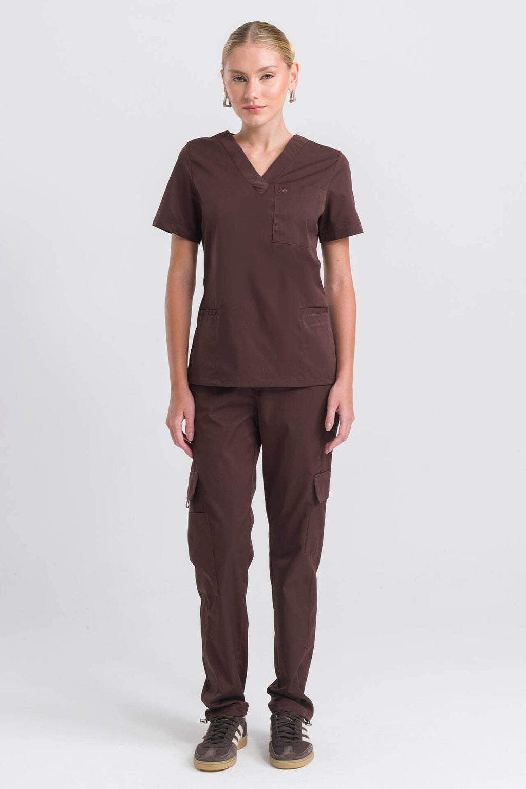 Scrub Feminino Lab - Marrom