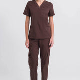 Scrub Feminino Lab - Marrom