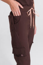 Scrub Feminino Lab - Marrom
