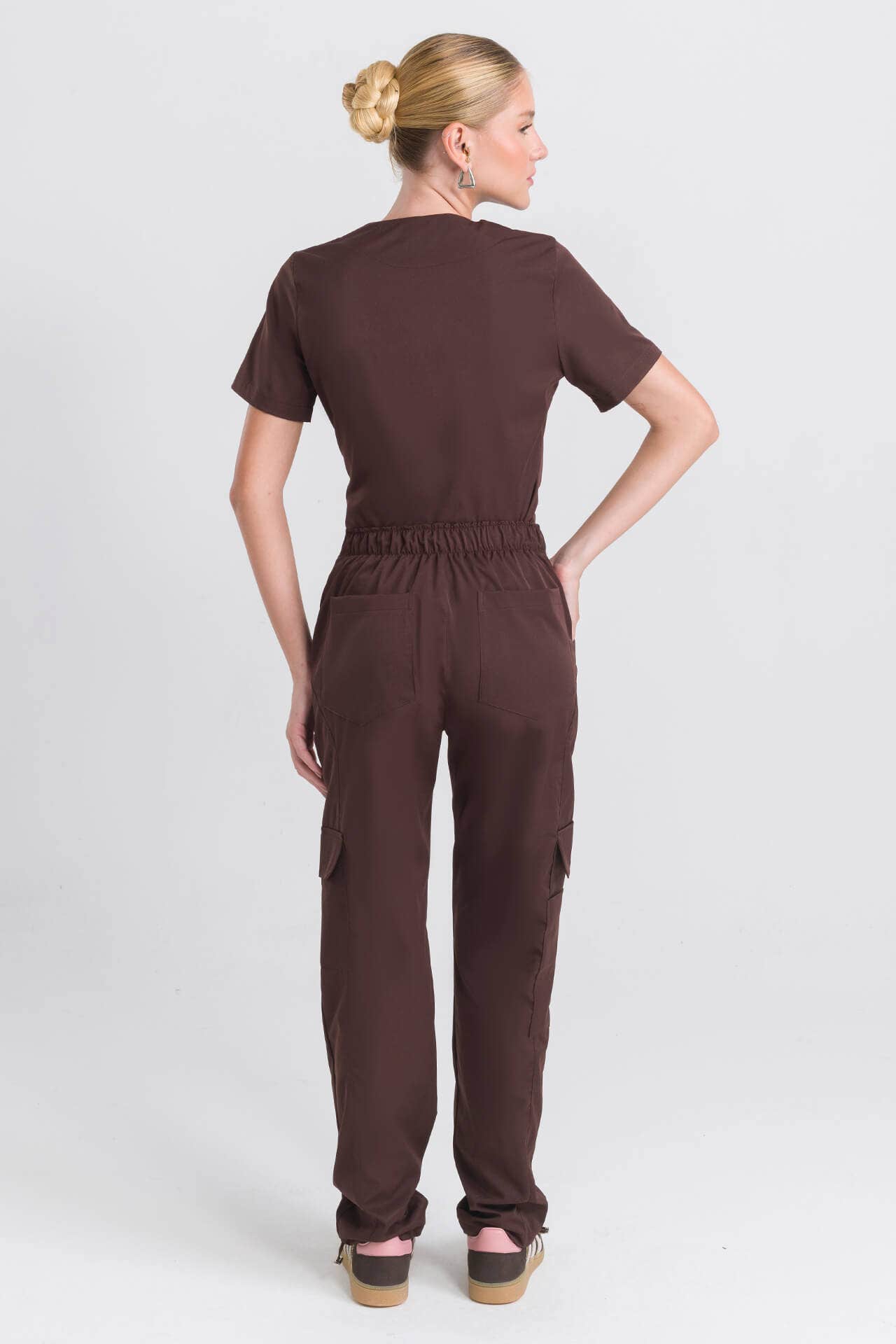 Scrub Feminino Lab - Marrom