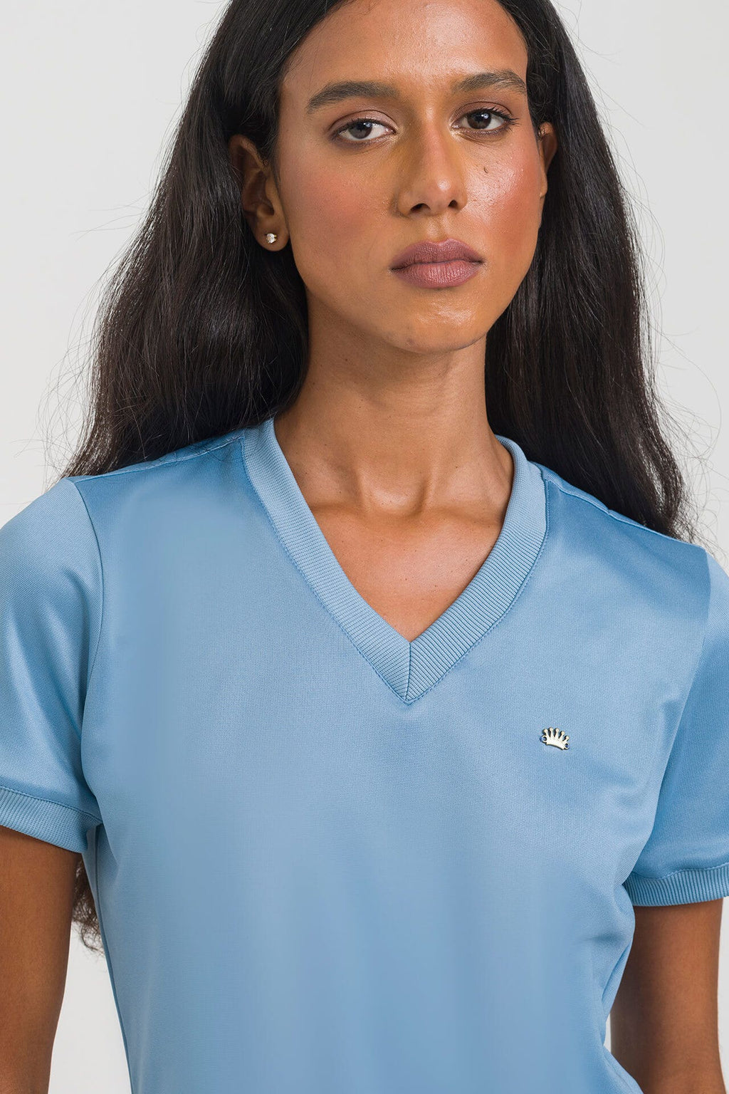 Scrub Feminino Play - Azul Soft