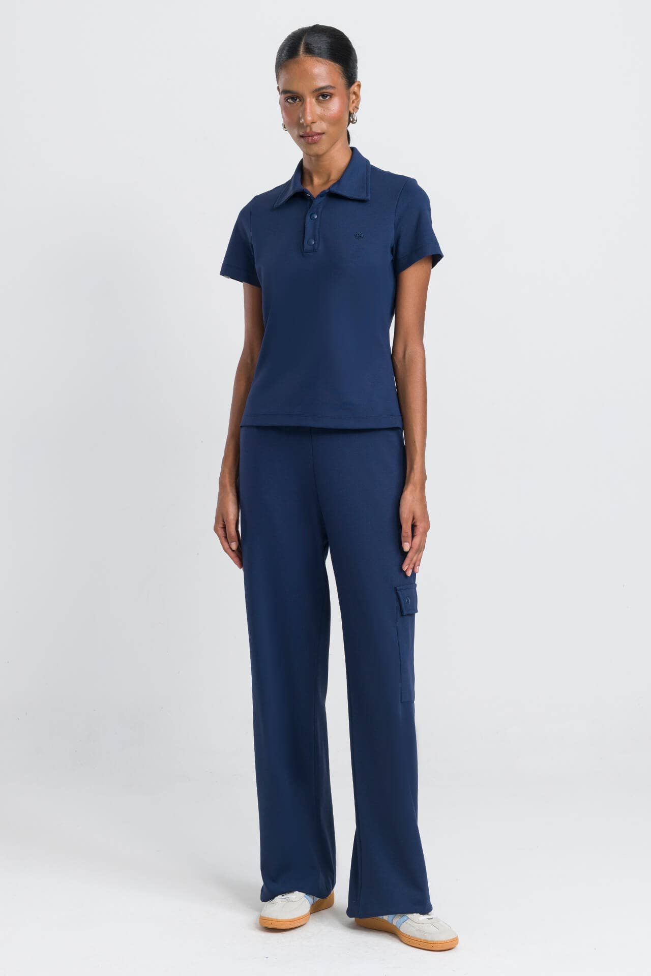 Scrub Feminino Polo - Azul Marinho