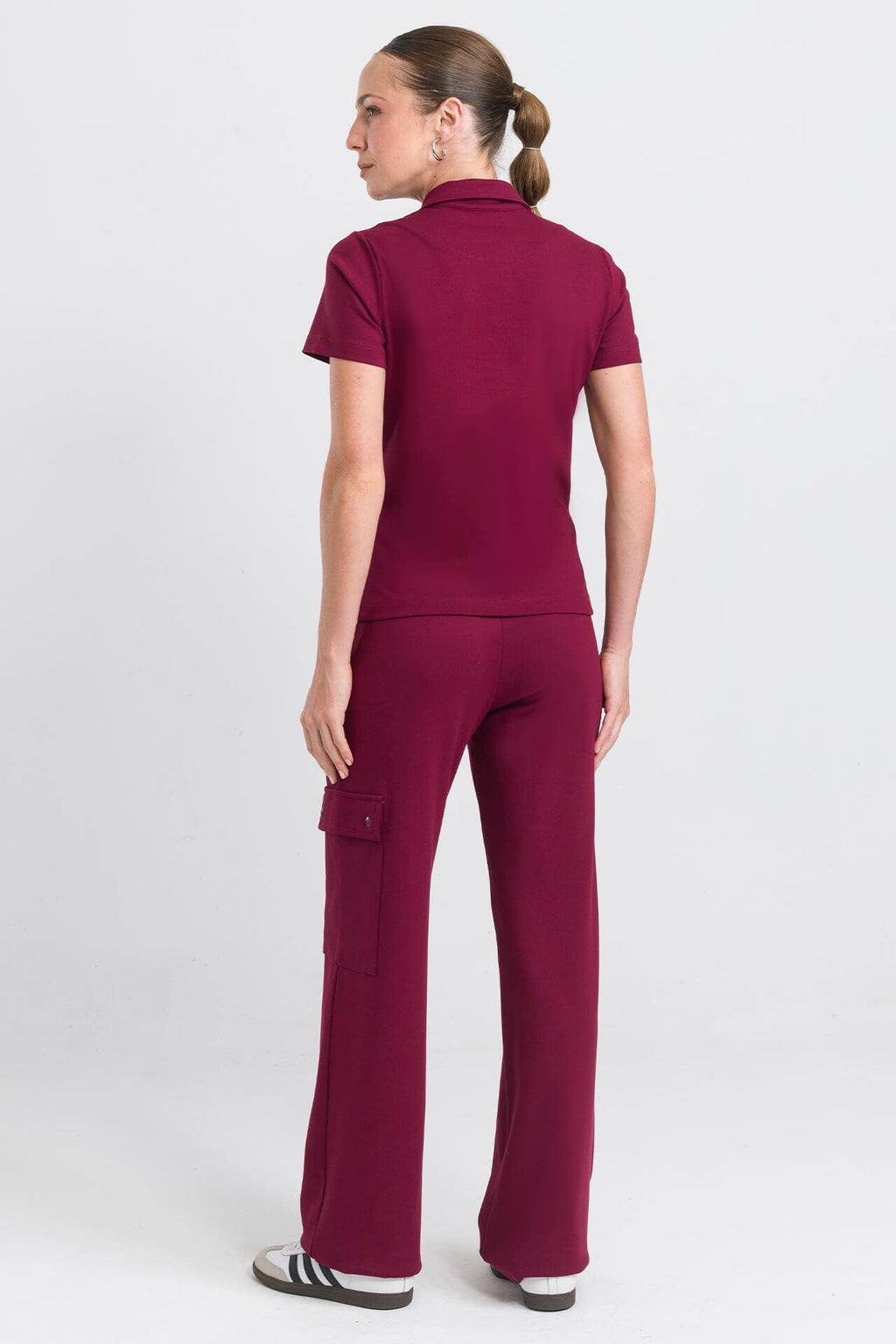 Scrub Feminino Polo - Bordô