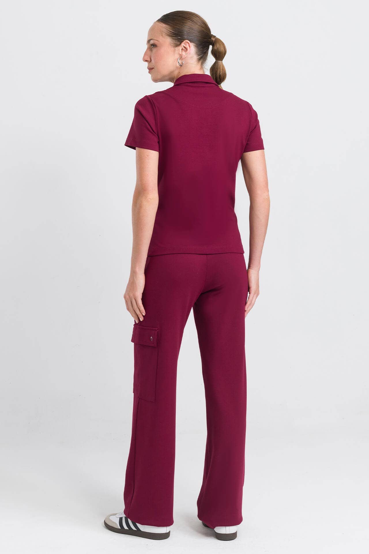 Scrub Feminino Polo - Bordô