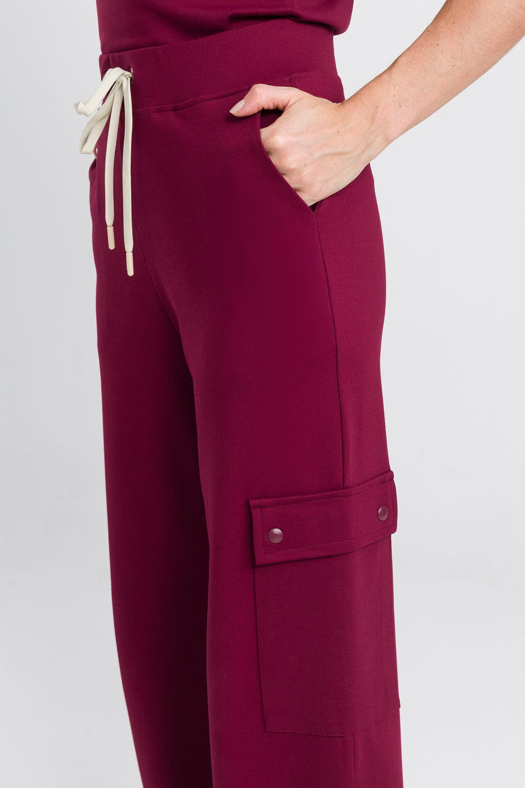 Scrub Feminino Polo - Bordô