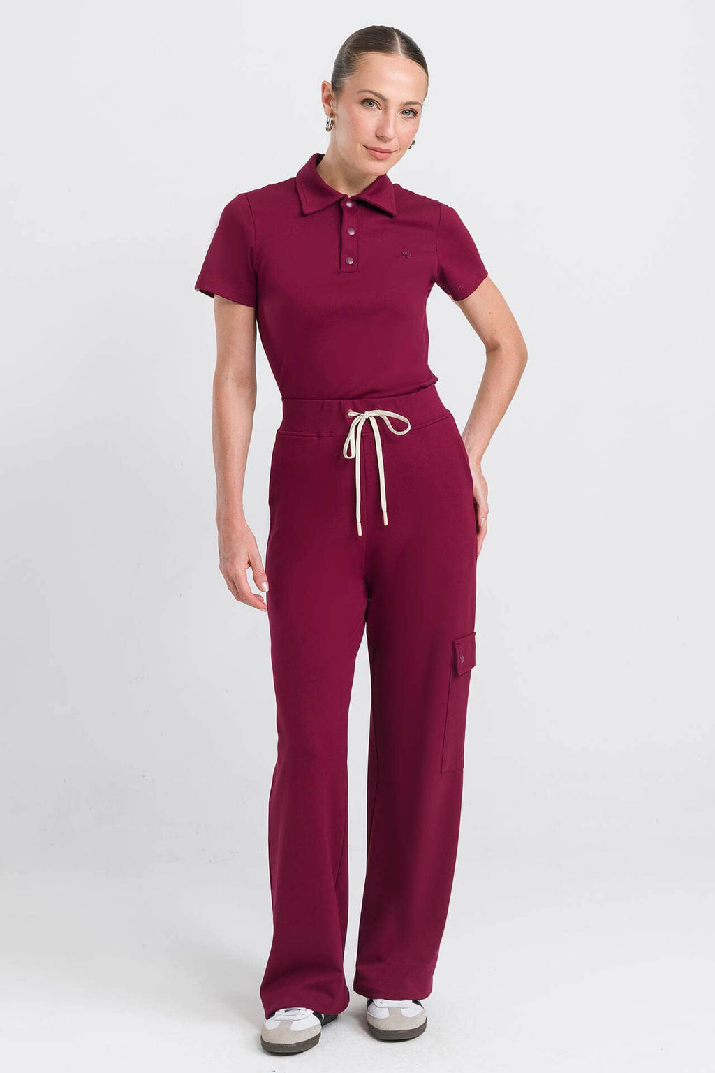 Scrub Feminino Polo - Bordô