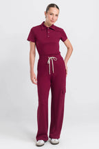 Scrub Feminino Polo - Bordô