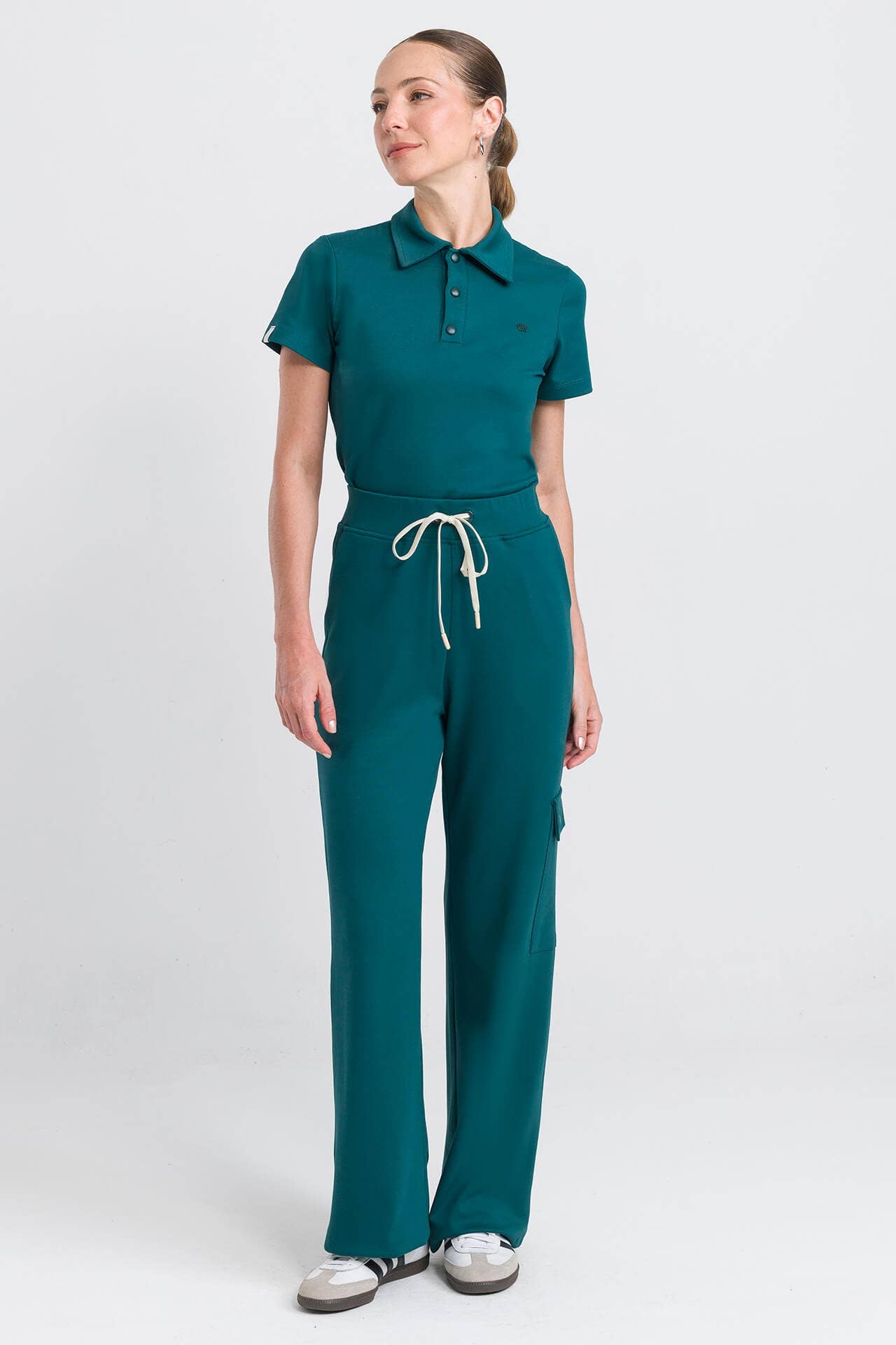 Scrub Feminino Polo - Verde