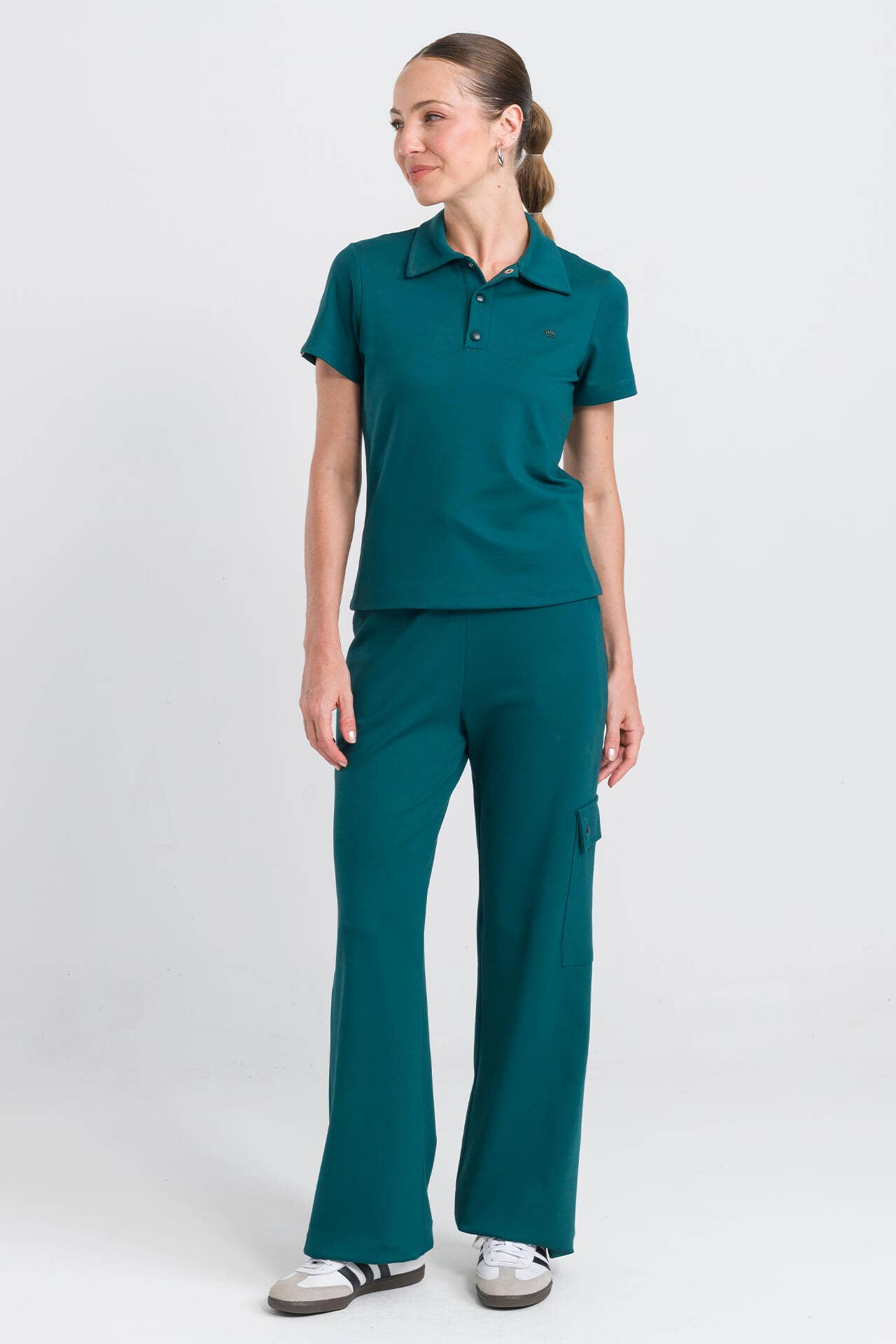 Scrub Feminino Polo - Verde