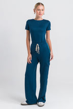 Scrub Feminino Sporty - Azul Marinho