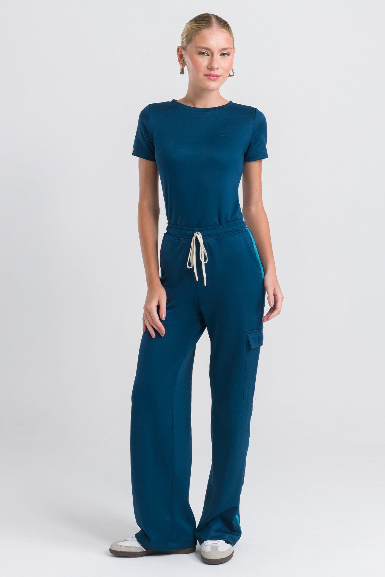 Scrub Feminino Sporty - Azul Marinho