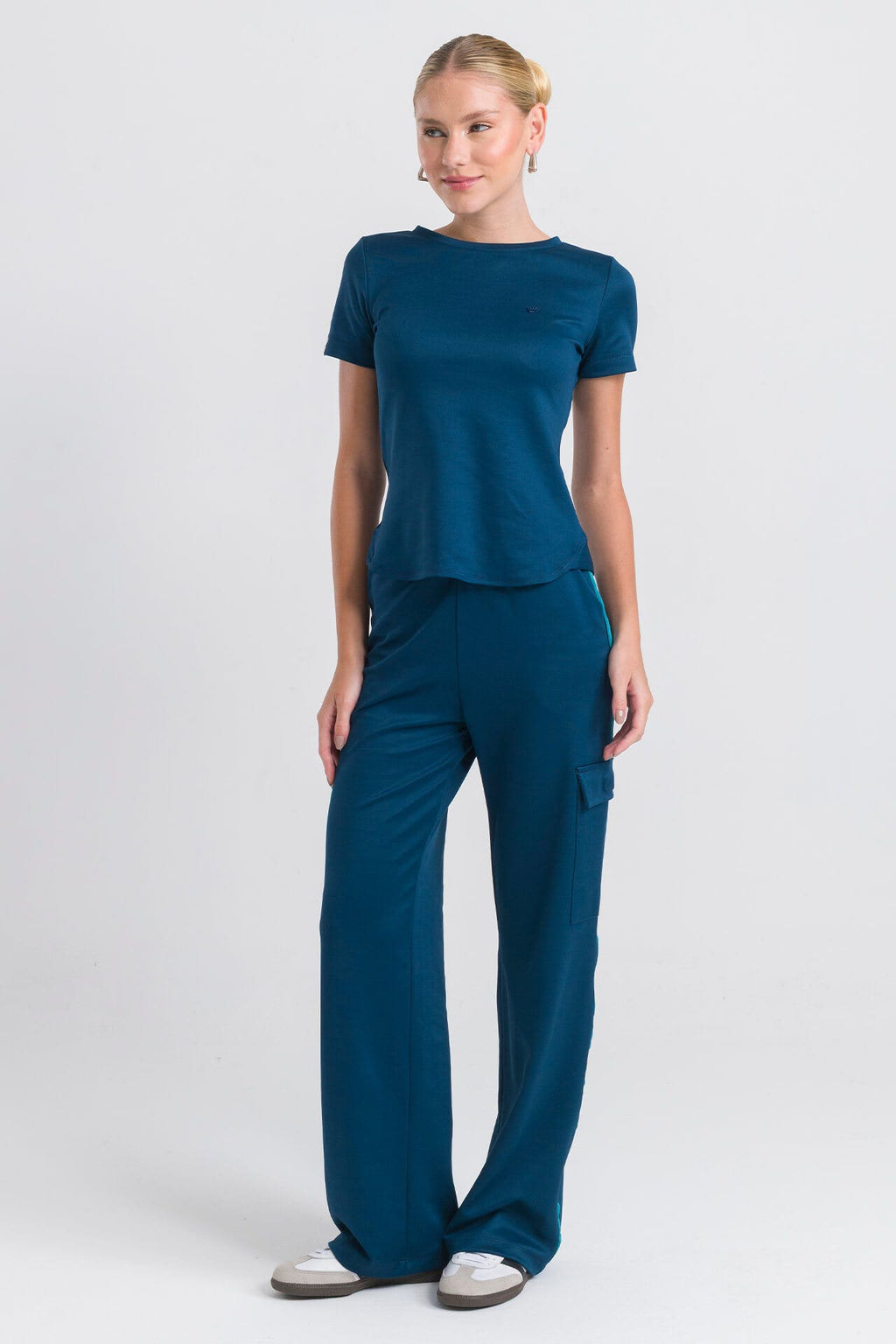 Scrub Feminino Sporty - Azul Marinho