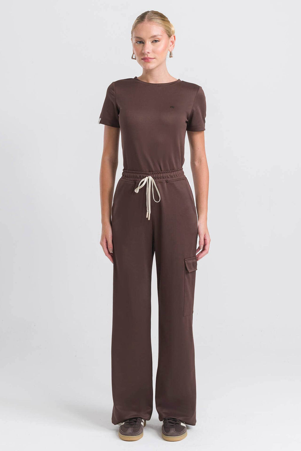 Scrub Feminino Sporty - Marrom