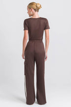 Scrub Feminino Sporty - Marrom