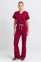 Scrub Feminino Step - Bordô