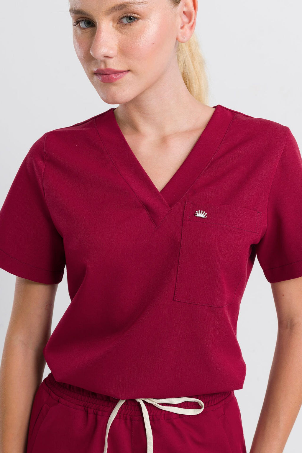 Scrub Feminino Step - Bordô