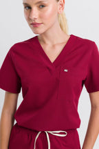 Scrub Feminino Step - Bordô
