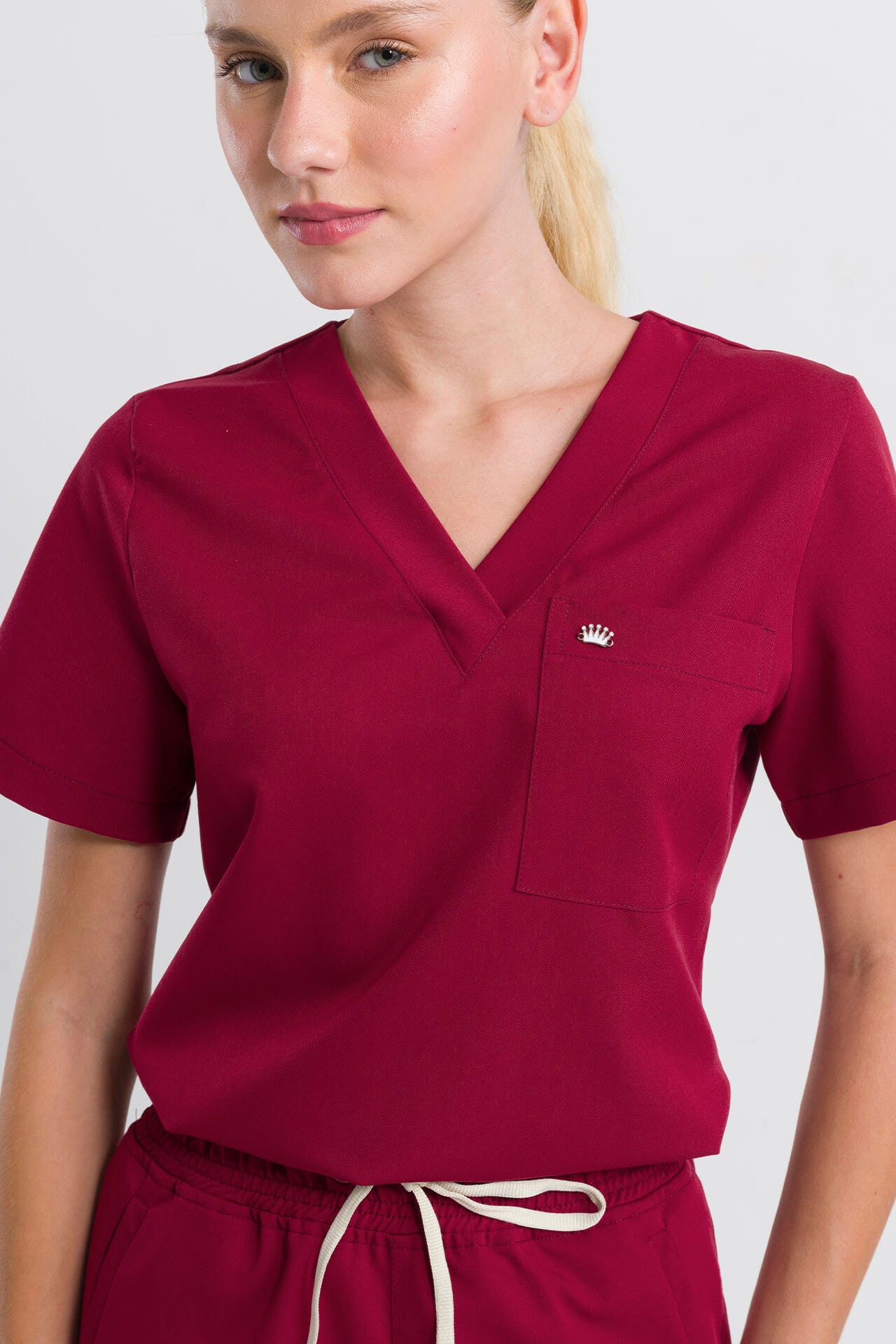 Scrub Feminino Step - Bordô