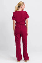 Scrub Feminino Step - Bordô