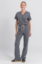 Scrub Feminino Step - Cinza