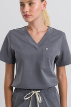 Scrub Feminino Step - Cinza