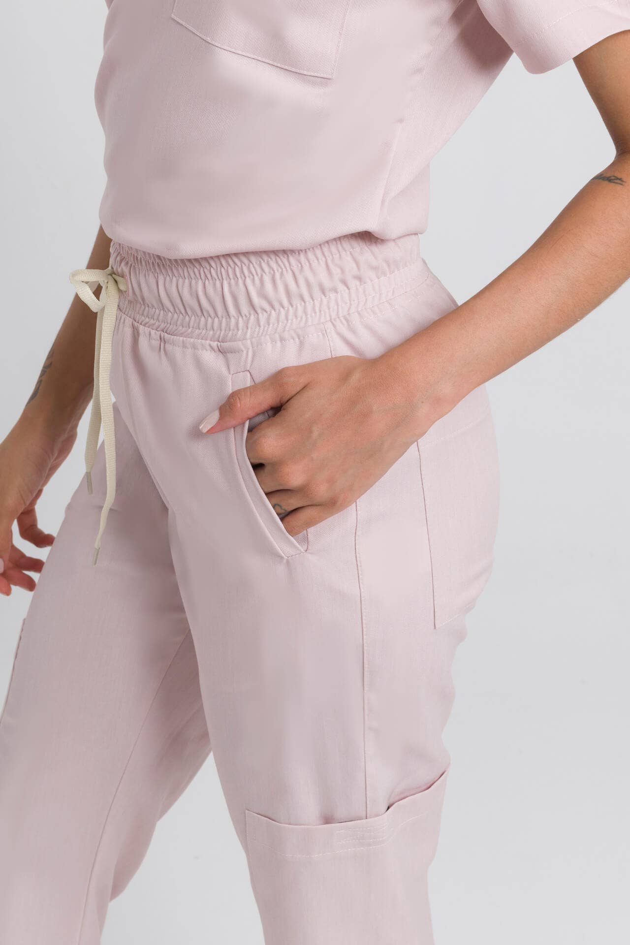 Scrub Feminino Step - Rosa Soft