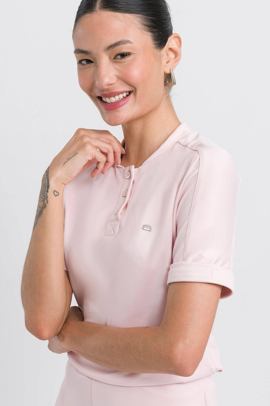 Scrub Feminino Urbane - Rosa Light