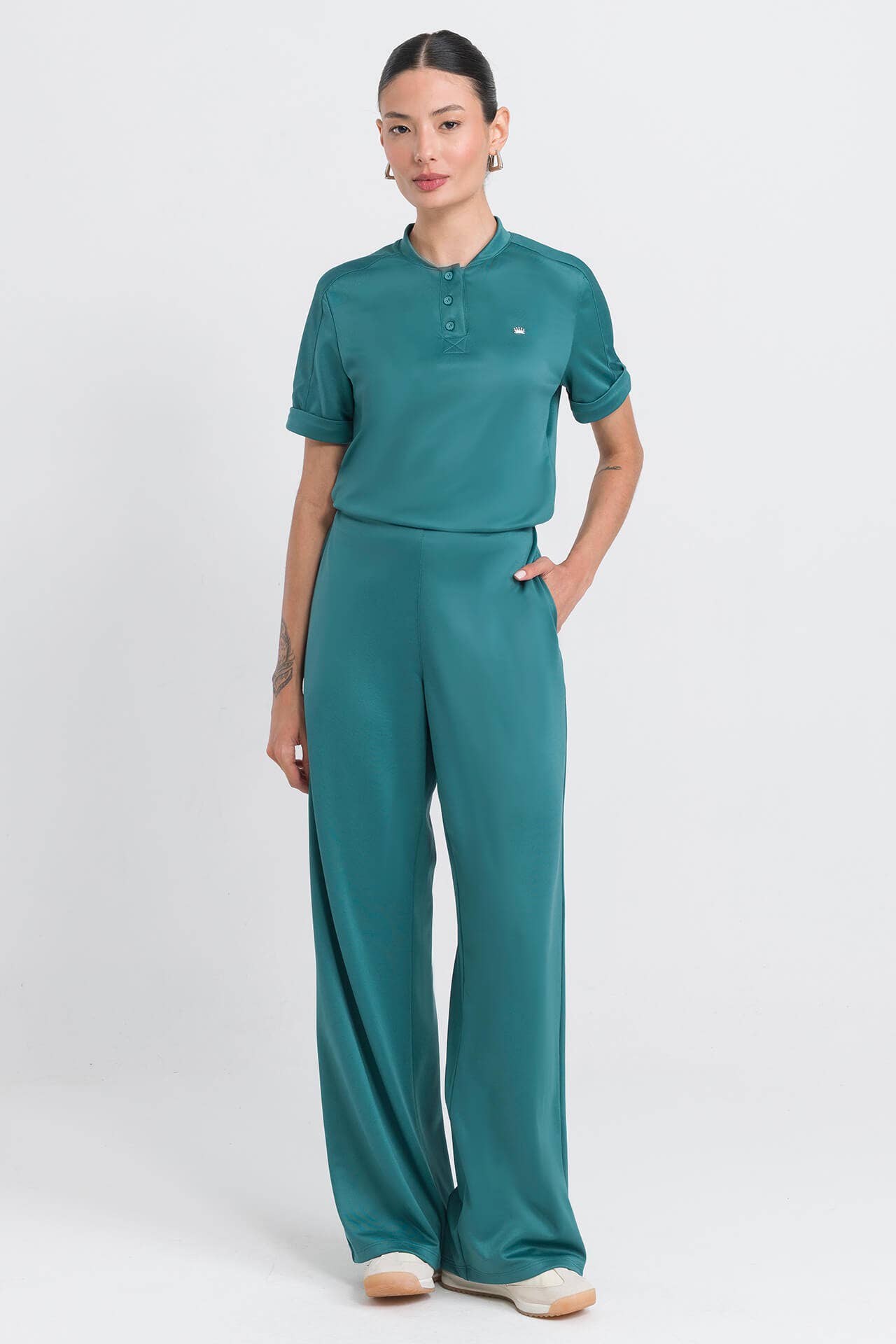 Scrub Feminino Urbane - Verde Botânico