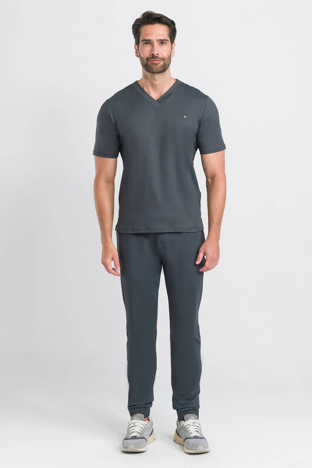 Scrub Masculino Active - Cinza Chumbo