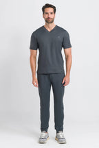 Scrub Masculino Active - Cinza Chumbo