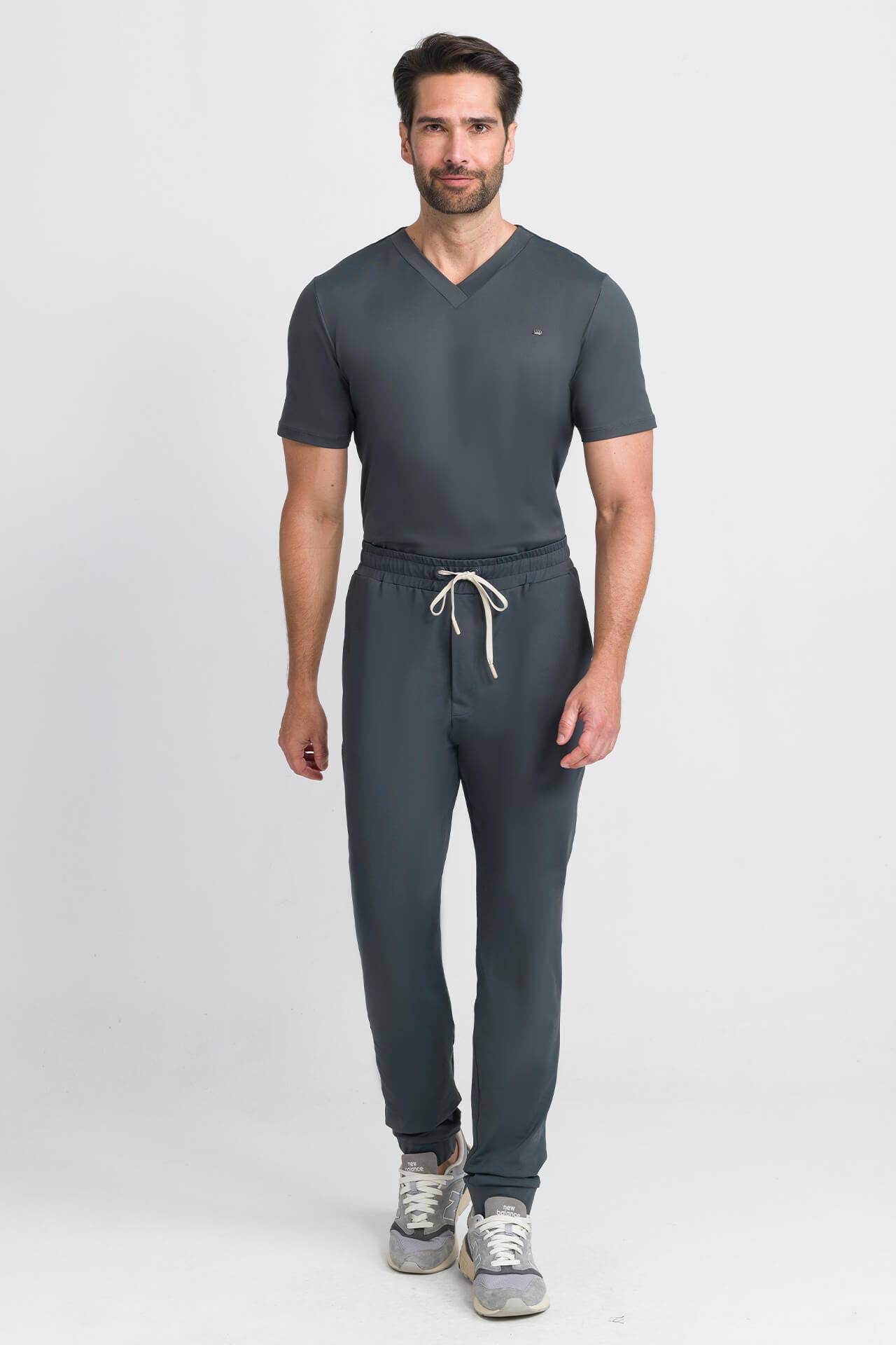 Scrub Masculino Active - Cinza Chumbo