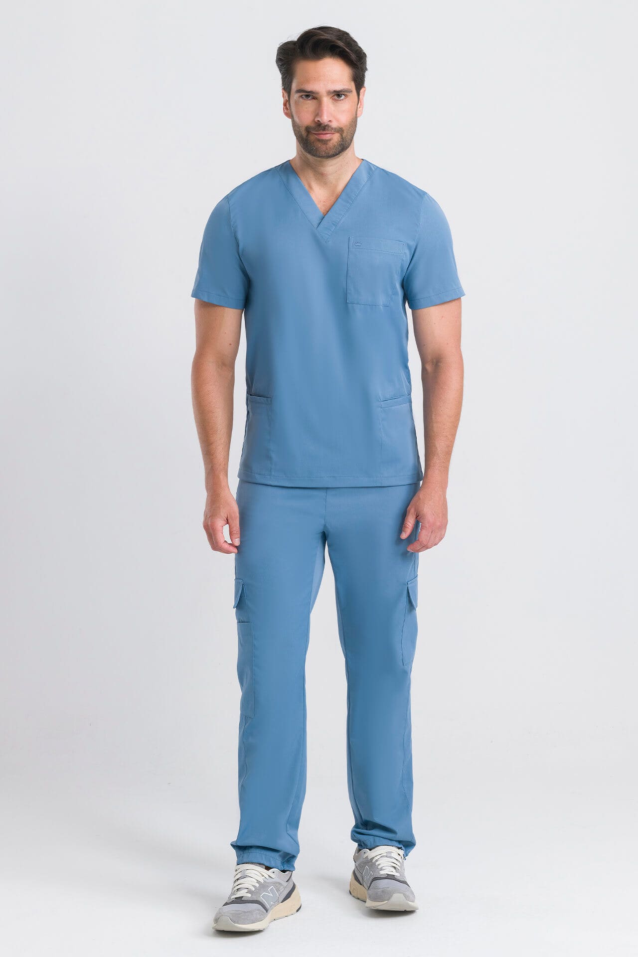 Scrub Masculino Lab - Azul Polar