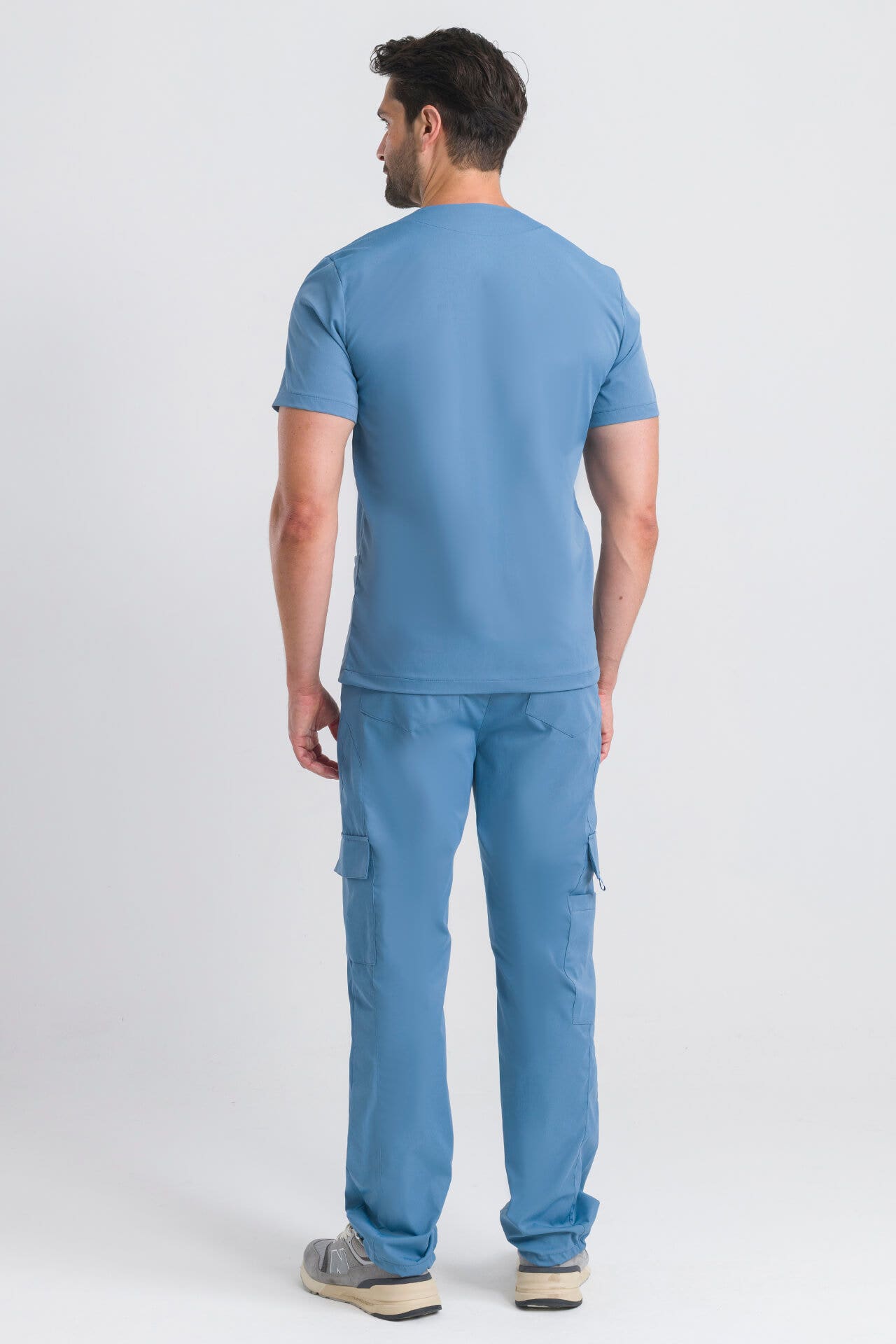 Scrub Masculino Lab - Azul Polar