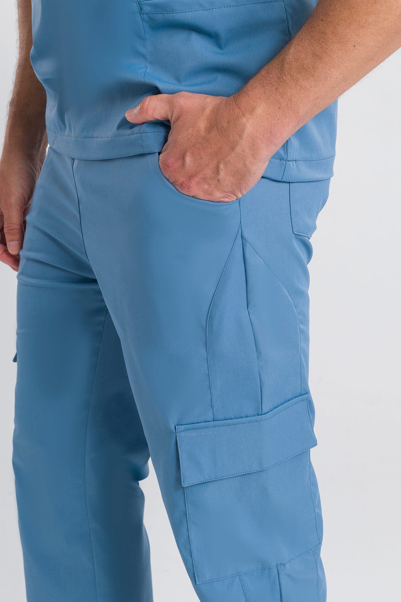 Scrub Masculino Lab - Azul Polar