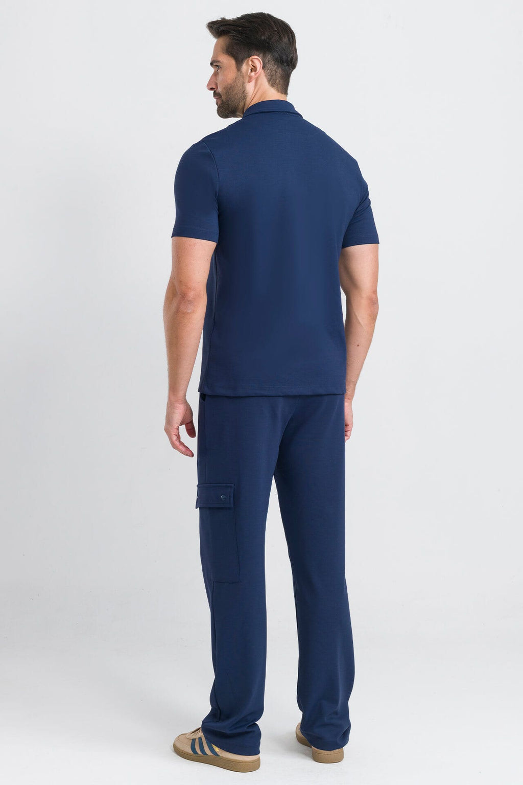 Scrub Masculino Polo - Azul Marinho