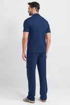 Scrub Masculino Polo - Azul Marinho