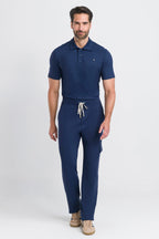 Scrub Masculino Polo - Azul Marinho