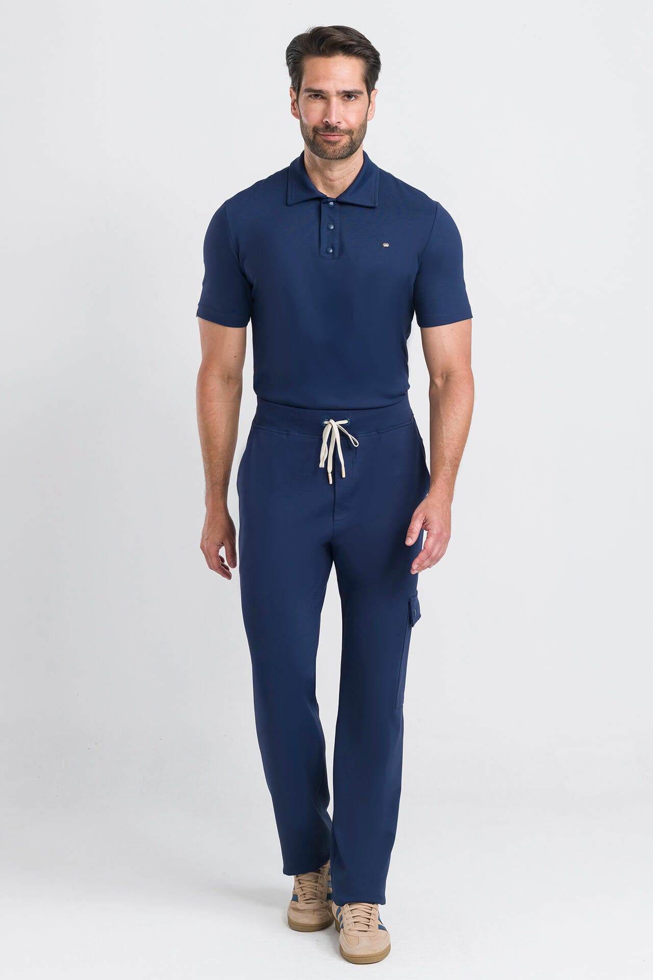 Scrub Masculino Polo - Azul Marinho