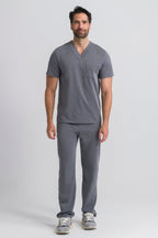 Scrub Masculino Step - Cinza