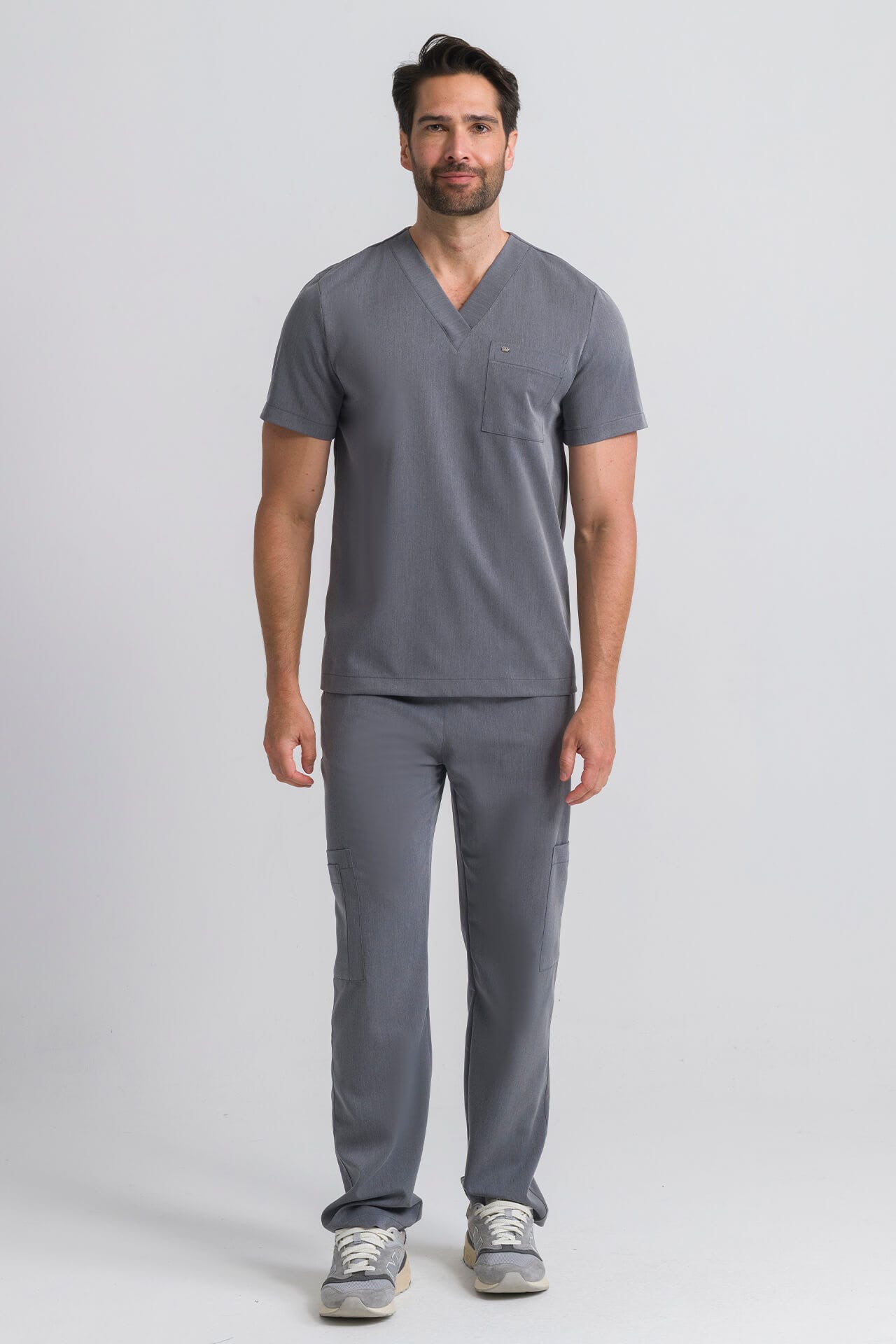 Scrub Masculino Step - Cinza
