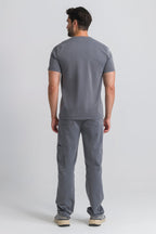 Scrub Masculino Step - Cinza