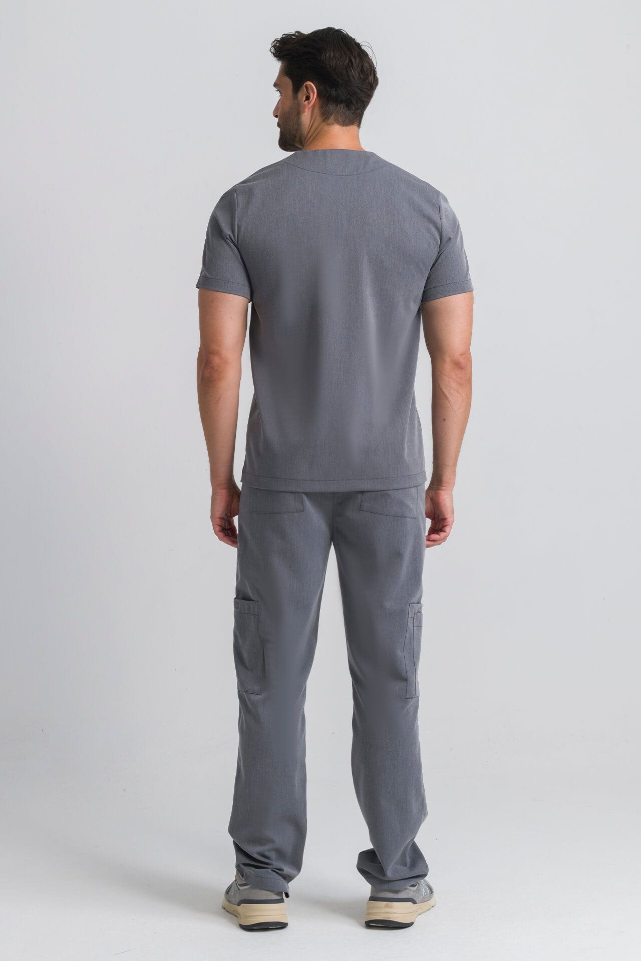 Scrub Masculino Step - Cinza